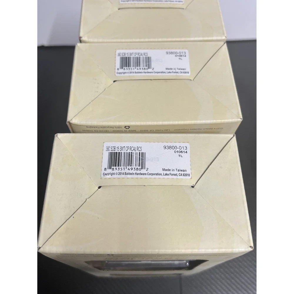 BALDWINPrestige SeriesSPYGLASS DEADBOLT SATIN NICKEL FINISH 93800-013 Lot 3